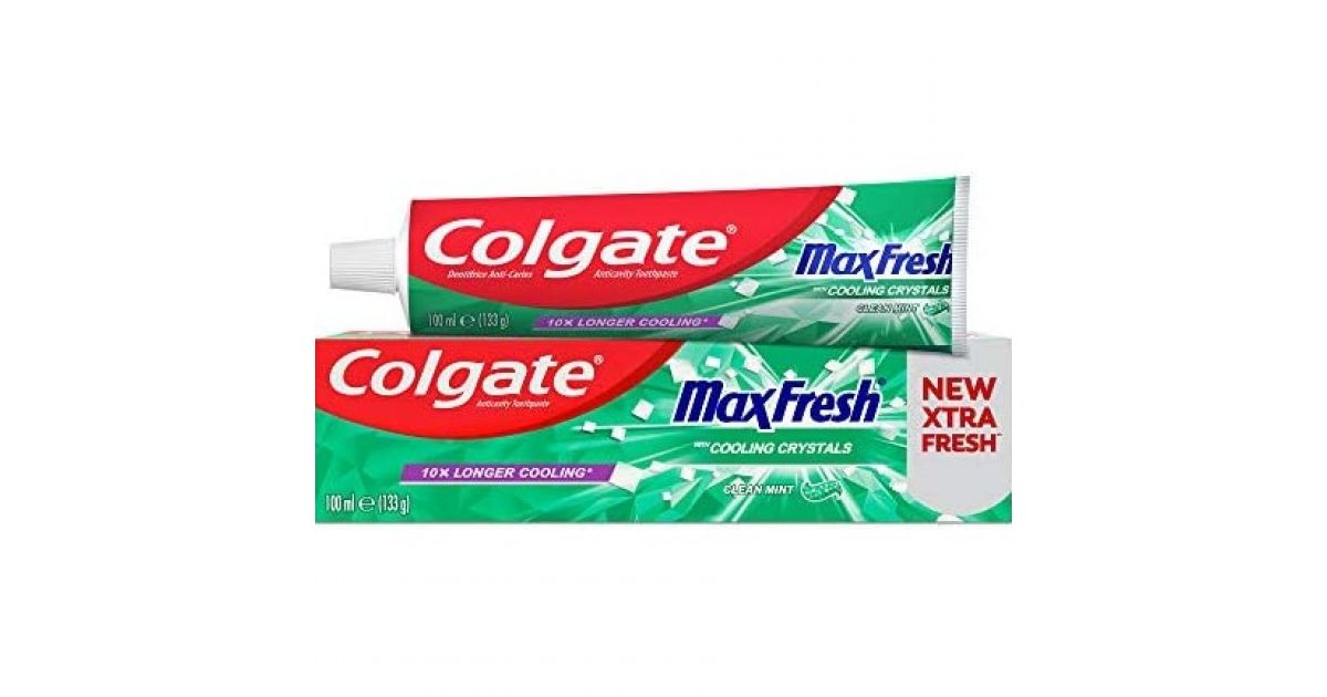 Colgate Max Fresh Clean Mint Toothpaste Green 100 ml Kilakitu